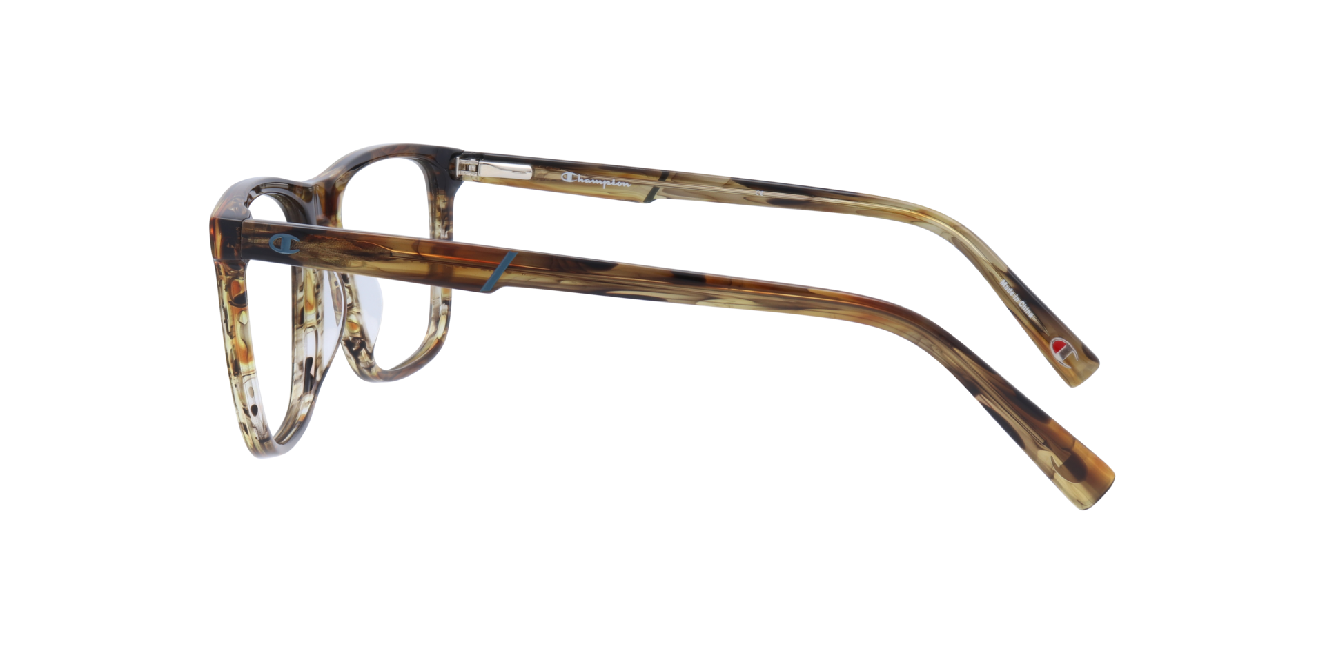 Snag Brown MetalSunglass Frames for Glasses Direct, Side View