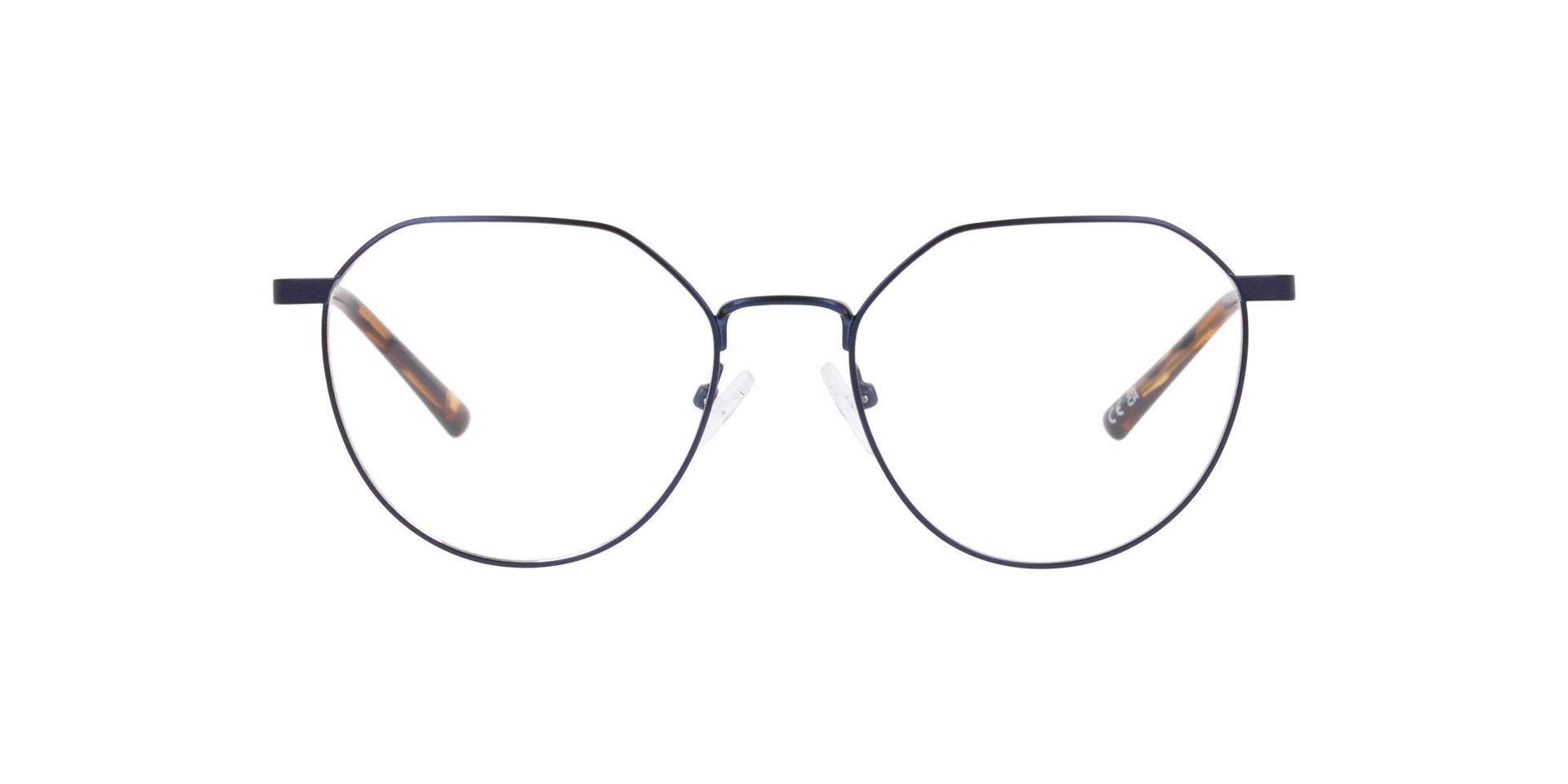 Morgan Blue MetalEyeglass Frames for Glasses Direct, Front View