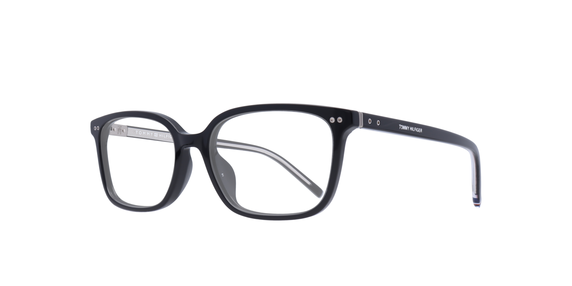 TH 1870/F Black AcetateEyeglass Frames for Glasses Direct, Angle View