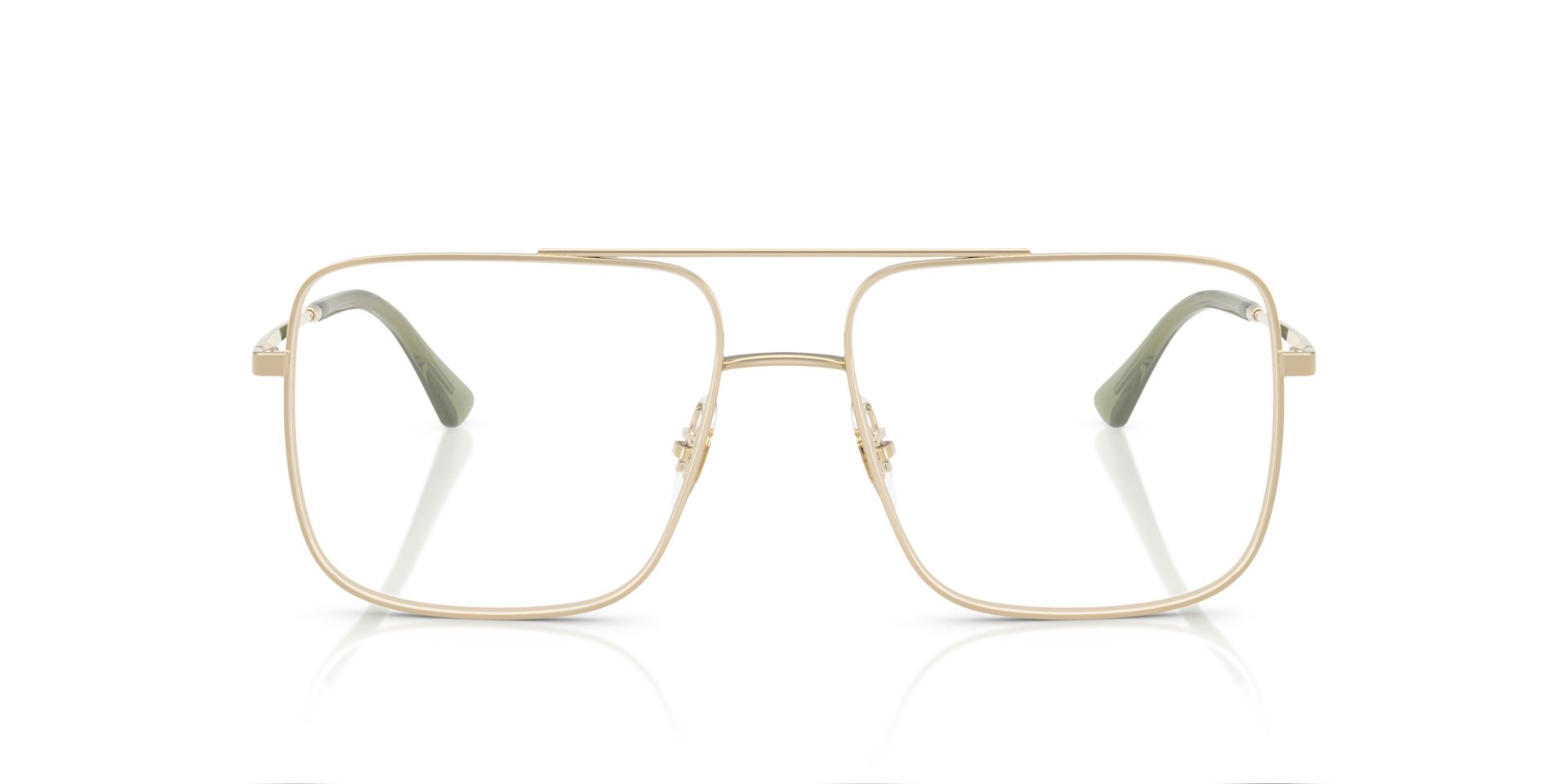 RB3758V Pale Gold MetalEyeglass Frames for Glasses Direct, Front View