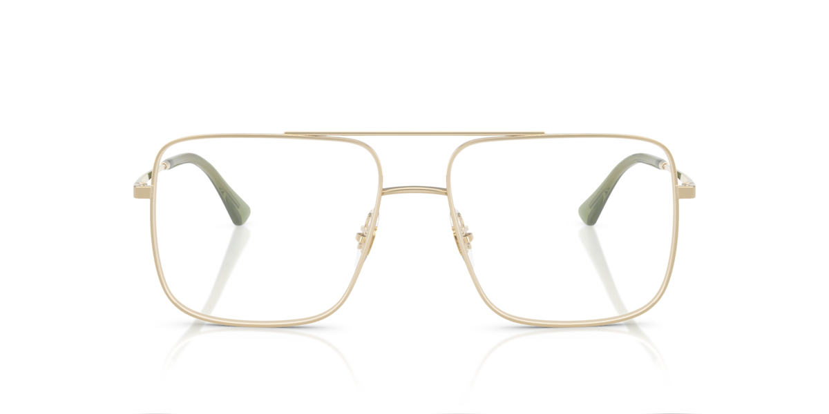 Ray-Ban Unisex Pale Gold Square Metal Eyeglasses Online - Full Rim - Rb3758v