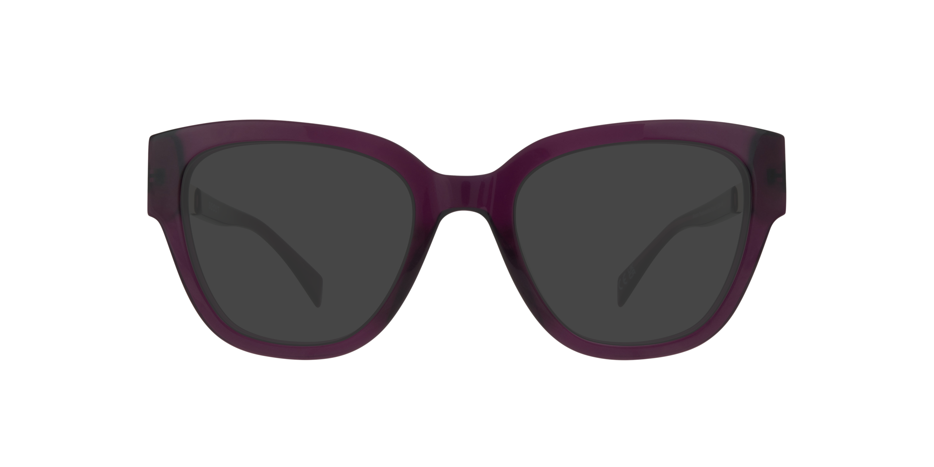 Kenzie Translucent Dark Purple AcetateEyeglass Frames for Glasses Direct, with Tinted Lenses