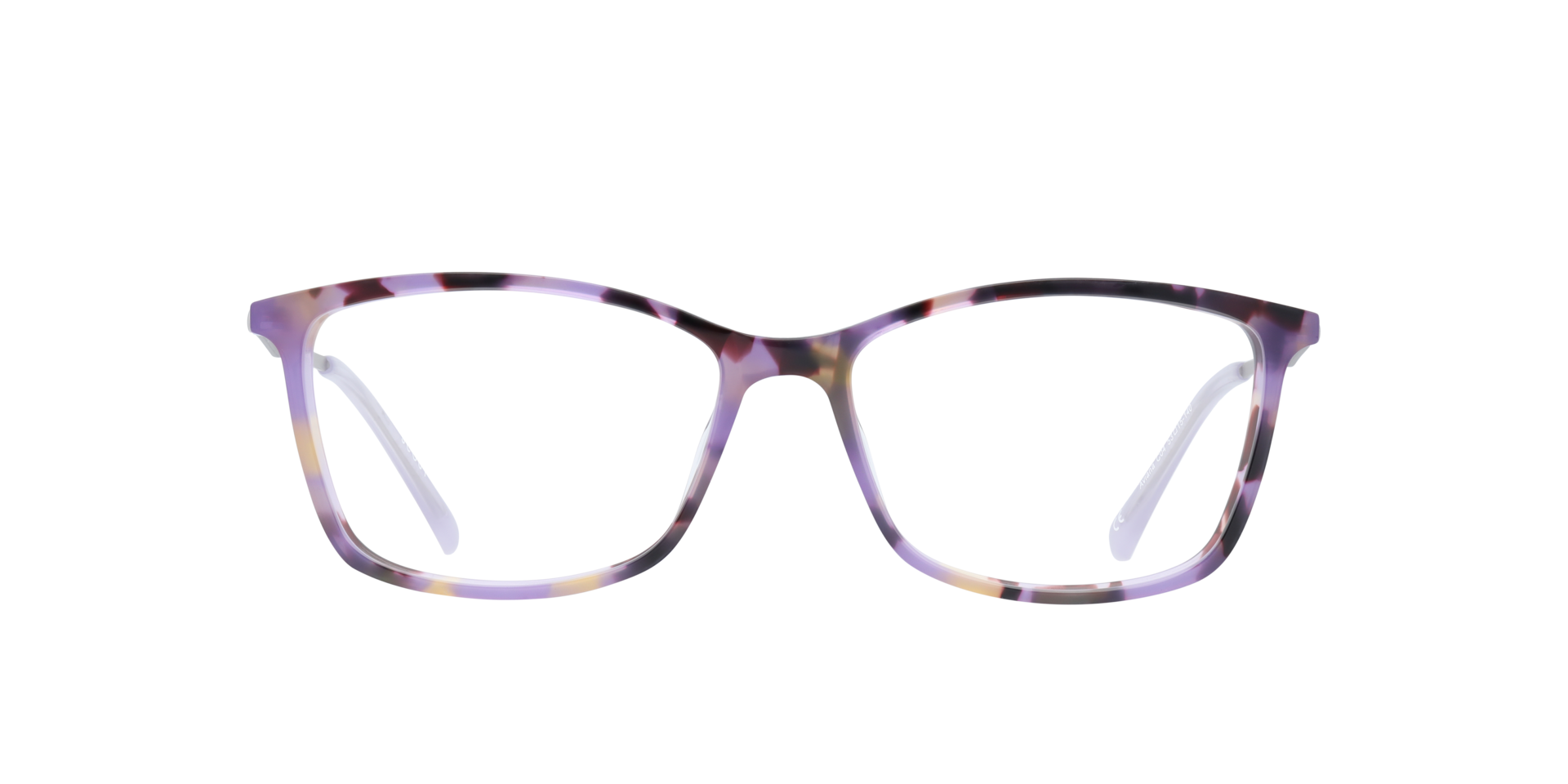 Aviana Purple Havana & Silver AcetateEyeglass Frames for Glasses Direct, Front View