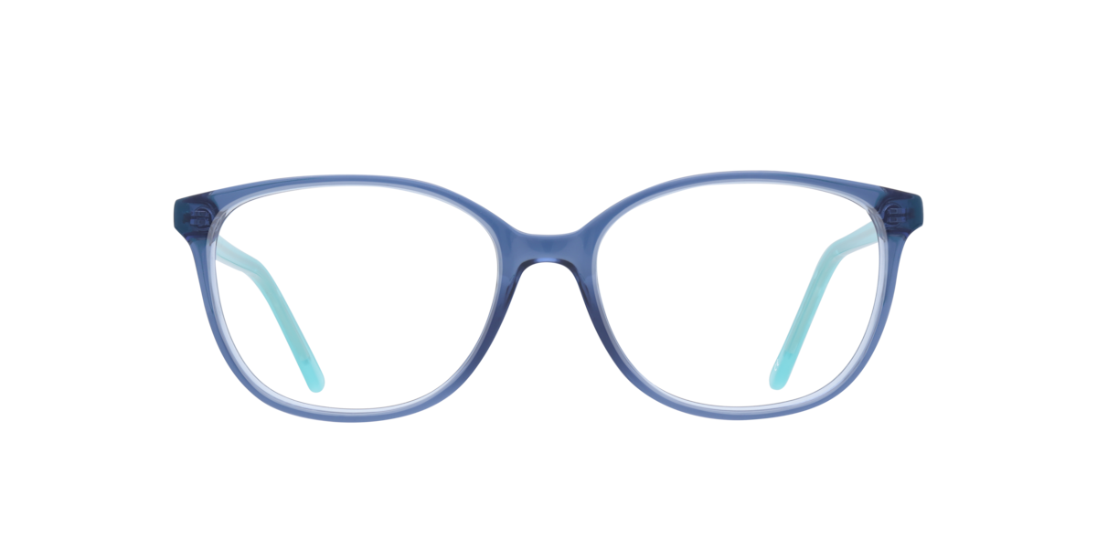 Gd Collection Women's Blue Rectangle Acetate Eyeglasses Online - Full Rim - Alora