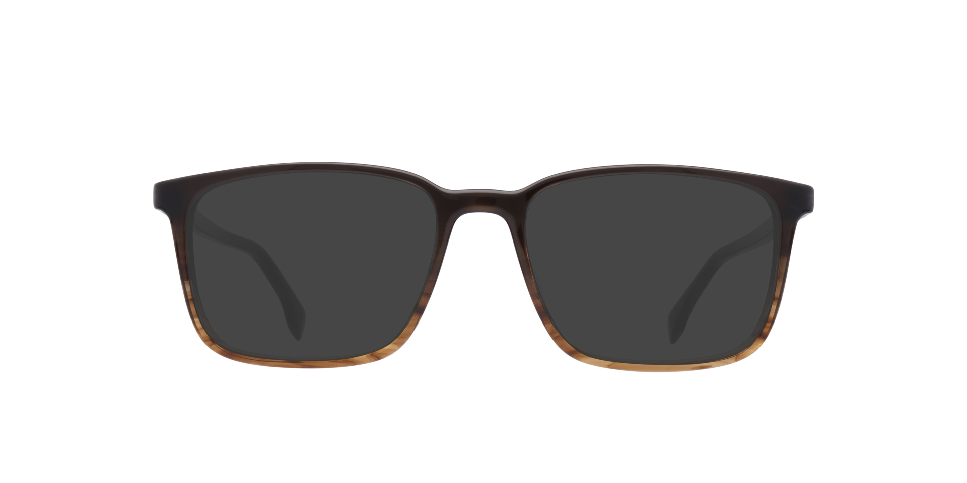 BOSS 1436 Brown Shiny AcetateEyeglass Frames for Glasses Direct, with Tinted Lenses