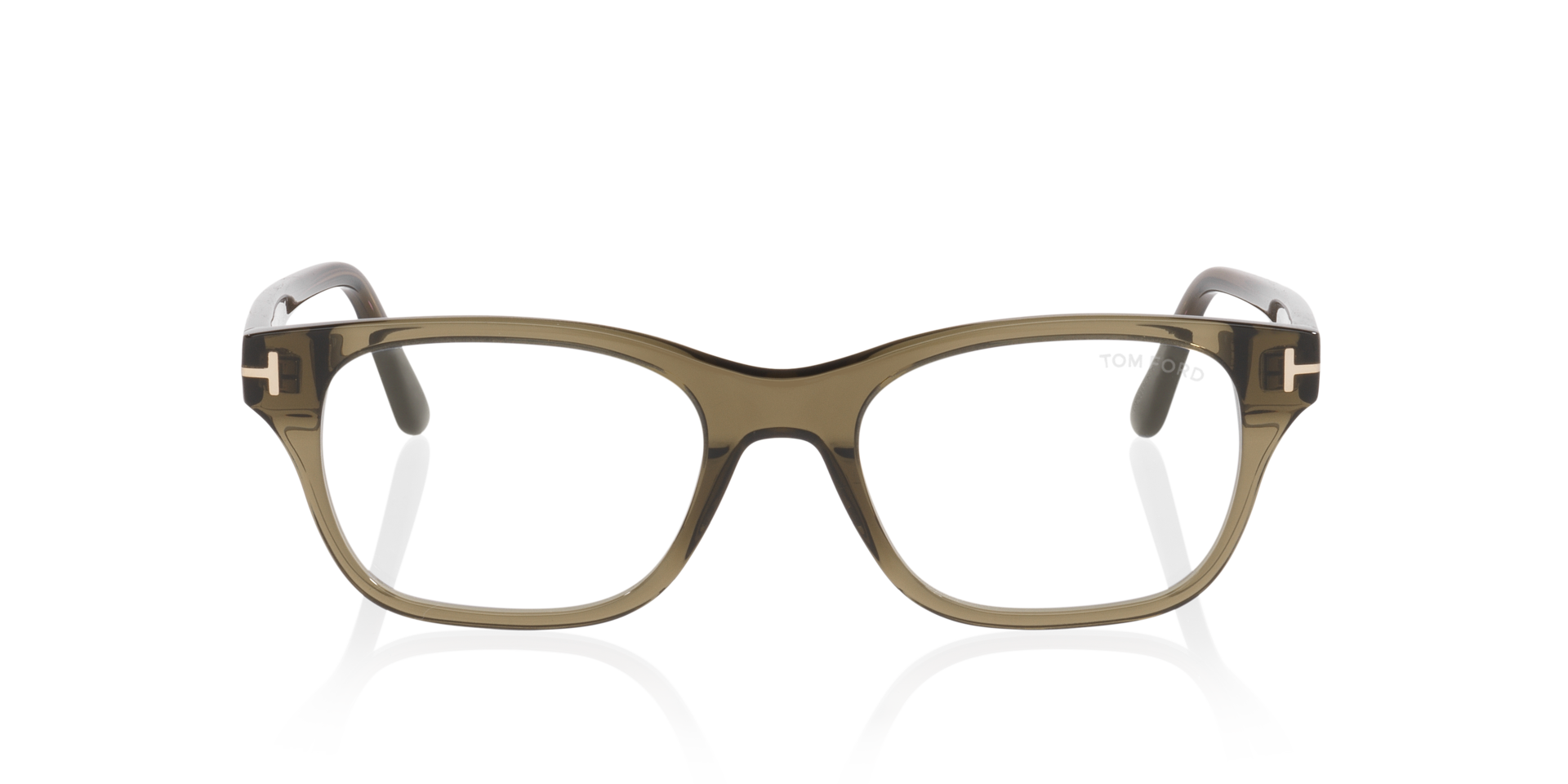 FT6120-B Green Dark AcetateEyeglass Frames for Glasses Direct, Front View