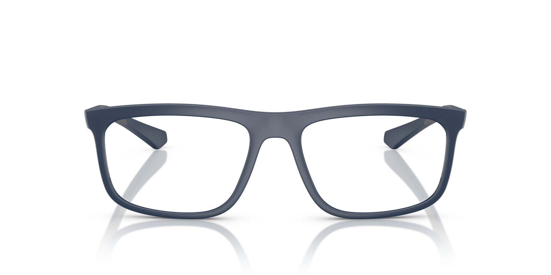 EA3246 Matte Blue PlasticEyeglass Frames for Glasses Direct, Front View