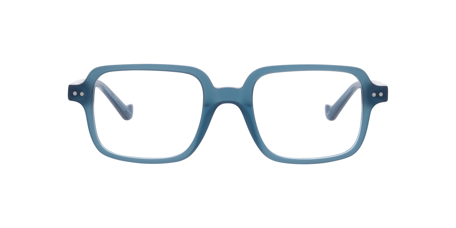 Mogensen Transparent Blue AcetateEyeglass Frames for Glasses Direct, Front View
