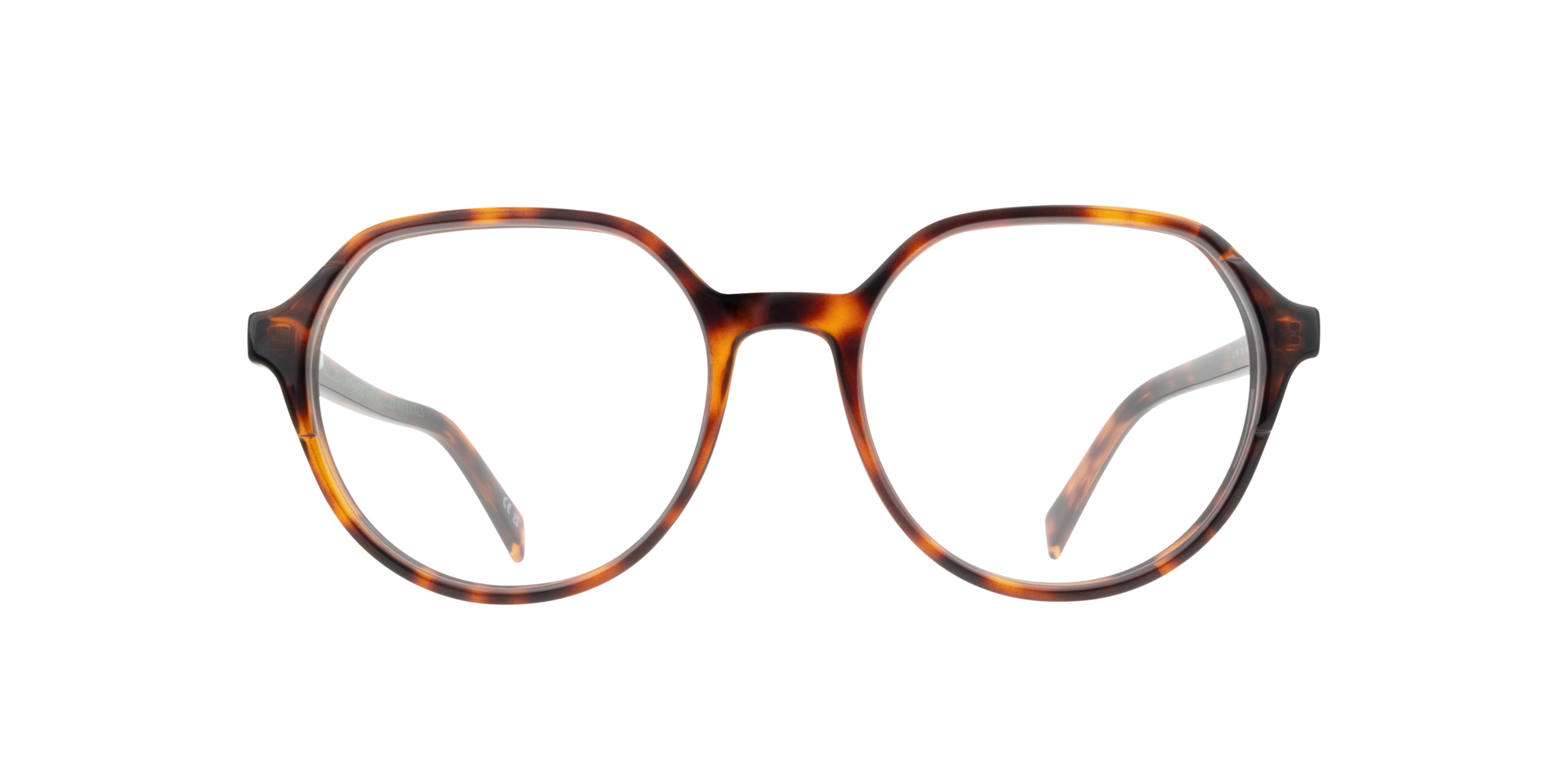 LV 1055 Tortoise PlasticEyeglass Frames for Glasses Direct, Front View