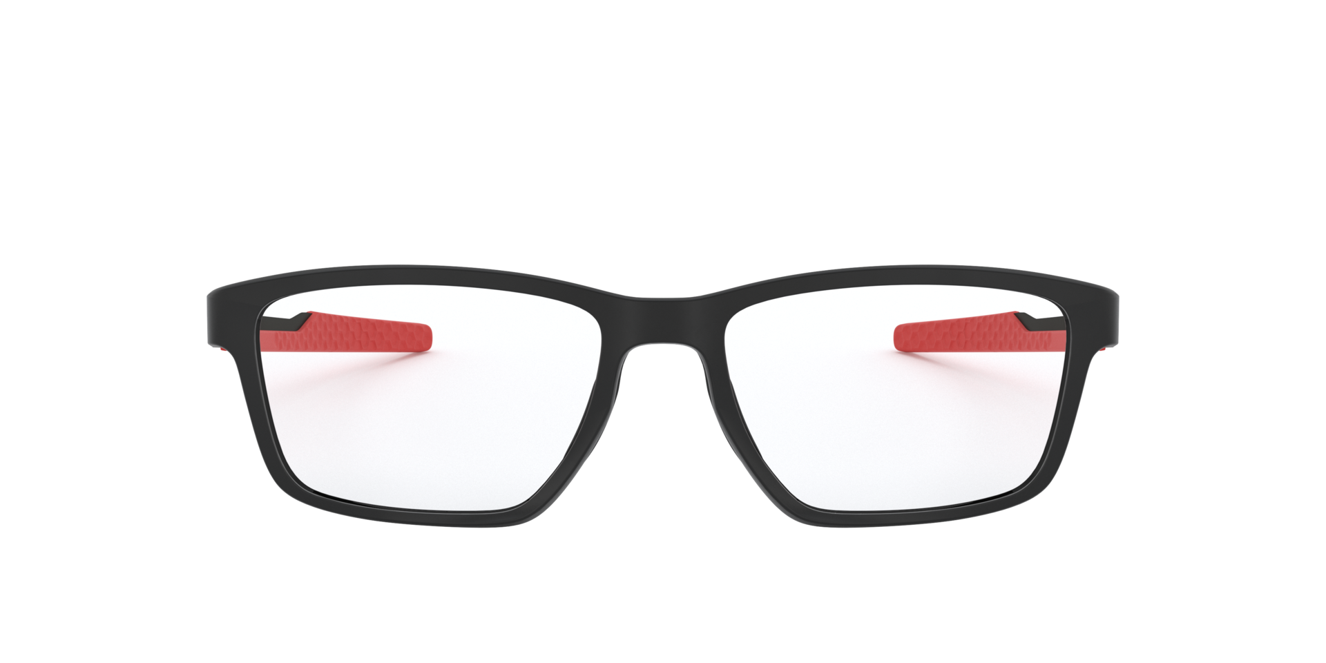 Metalink Satin Black PlasticEyeglass Frames for Glasses Direct, Front View