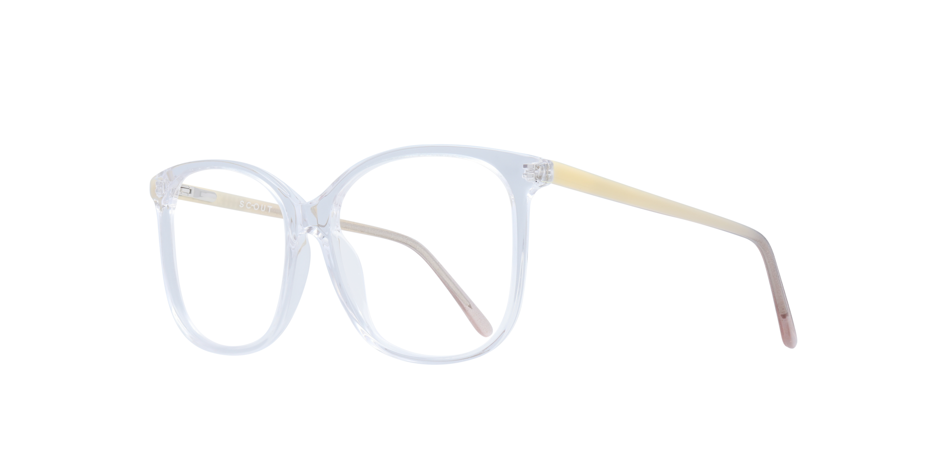 Chelsea Crystal AcetateEyeglass Frames for Glasses Direct, Angle View