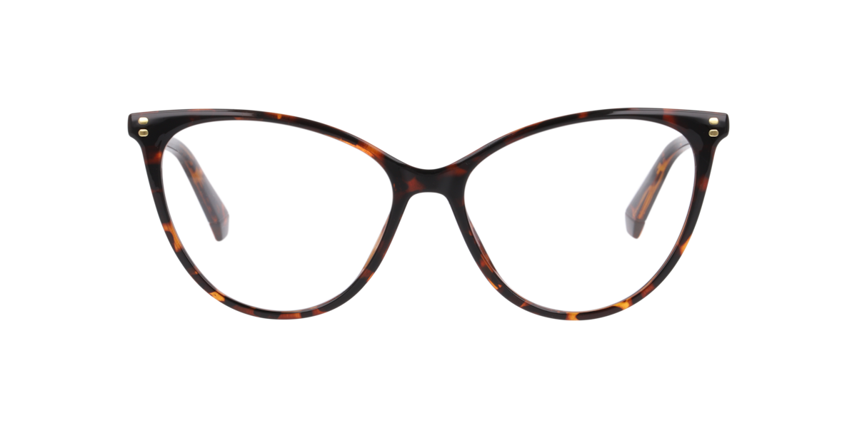 Tortoise cat-eye Plastic eyeglasses Online - Full Rim - PLD D551