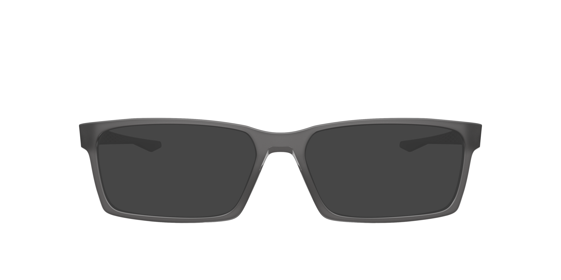 Overhead Satin Grey Smoke PlasticEyeglass Frames for Glasses Direct, with Tinted Lenses