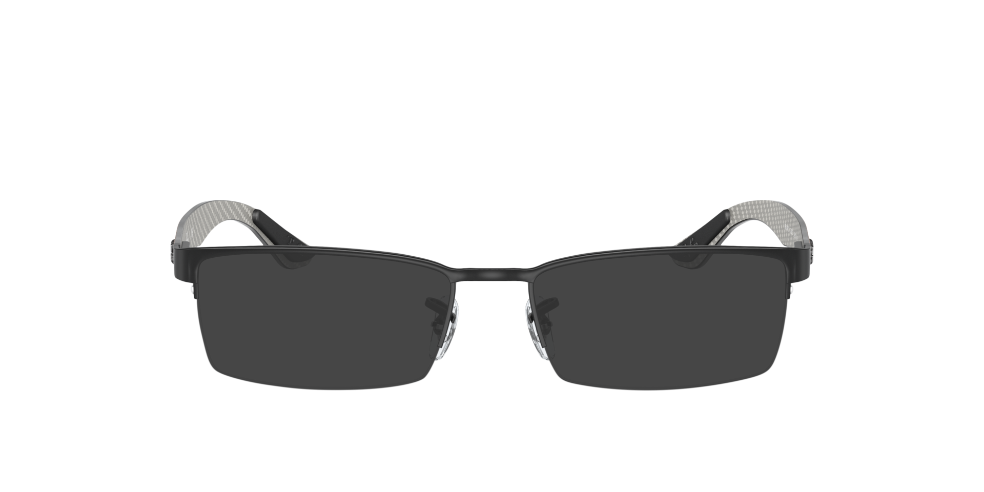 RB8412 Black MetalEyeglass Frames for Glasses Direct, with Tinted Lenses