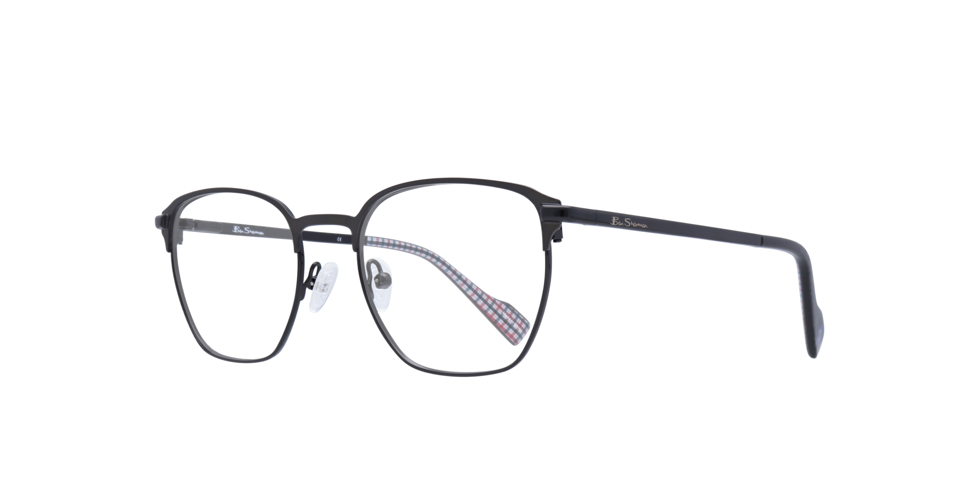 Windsor BN Black AcetateEyeglass Frames for Glasses Direct, Angle View