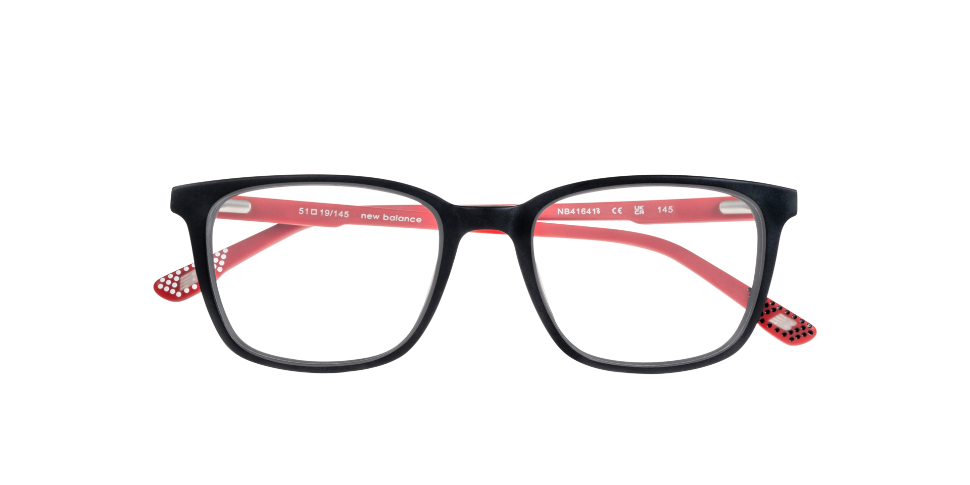 NB4161 Black AcetateEyeglass Frames for Glasses Direct, Closed View