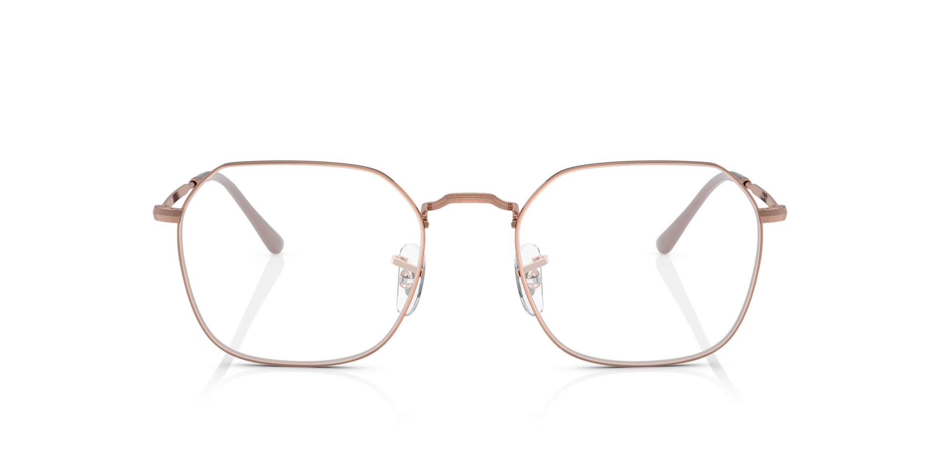 RB3694V Rose Gold MetalEyeglass Frames for Glasses Direct, Front View