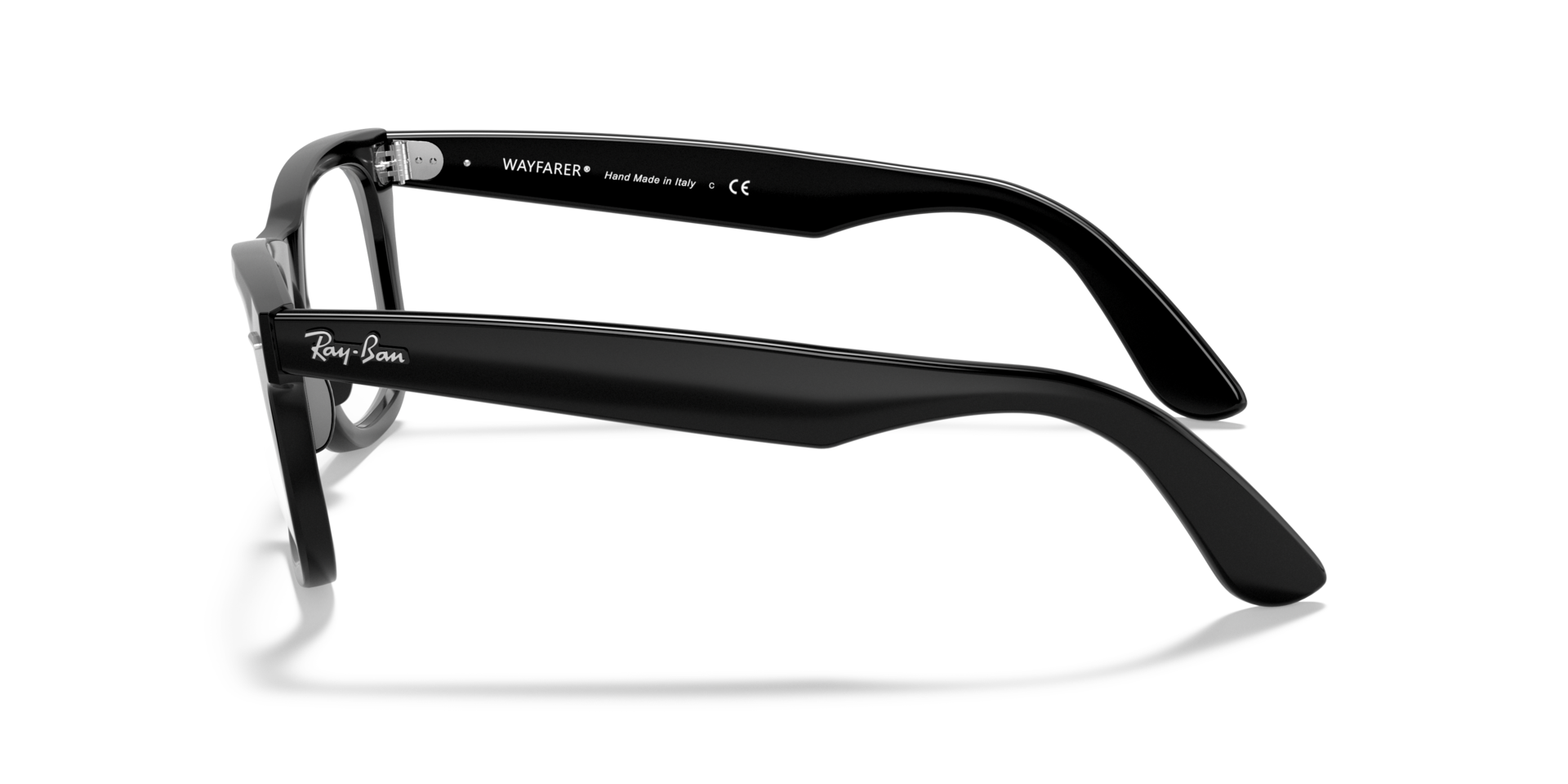 RB4340V Black PlasticEyeglass Frames for Glasses Direct, Side View