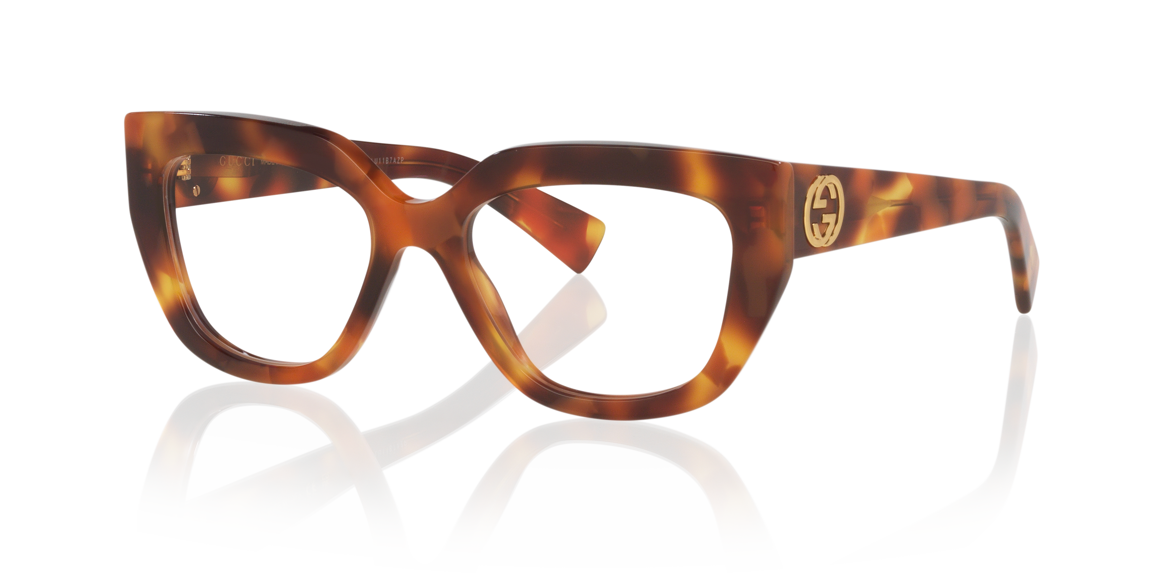 GG1847O Tortoise AcetateSunglass Frames for Glasses Direct, Angle View