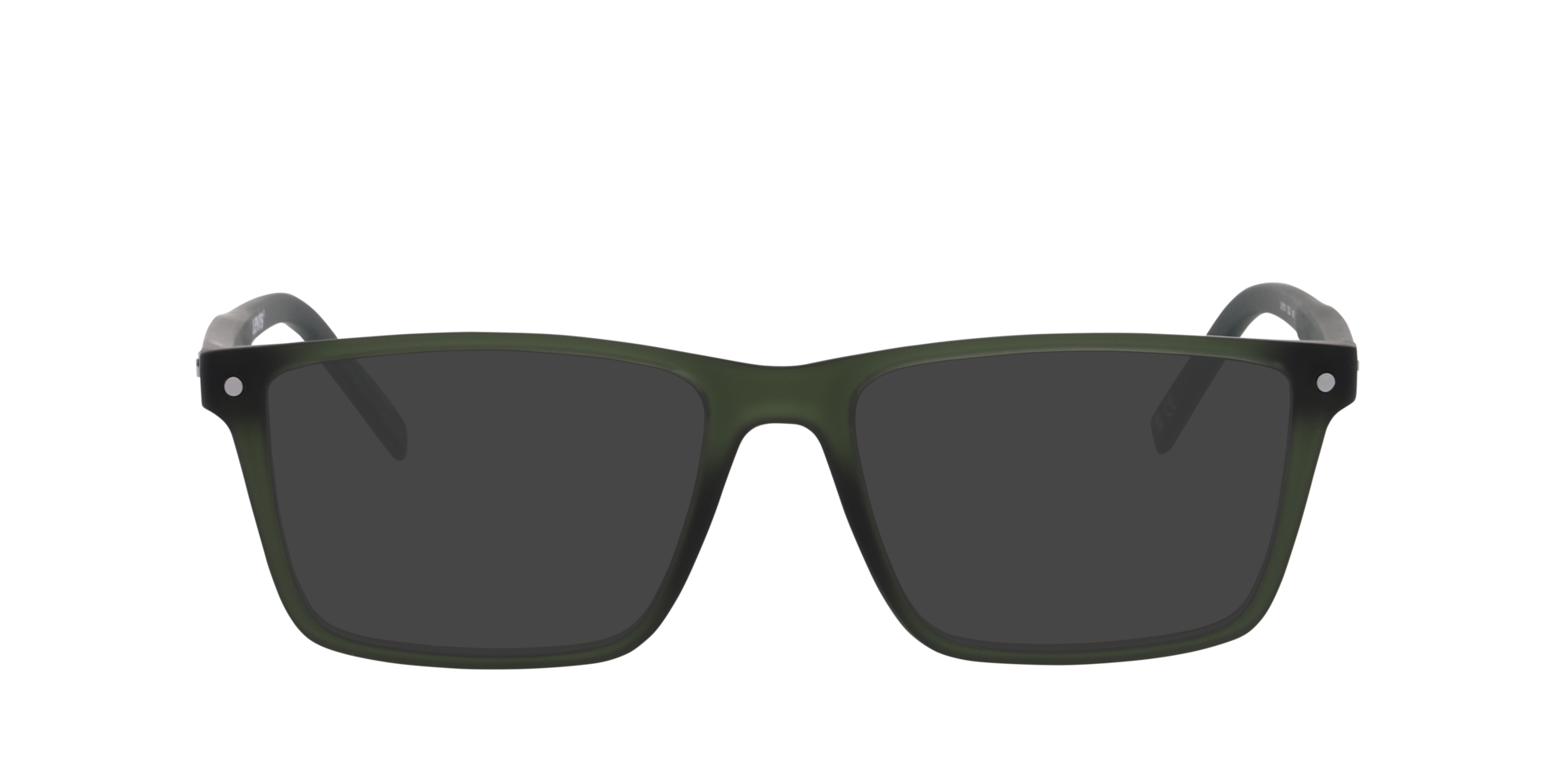 LV 5101 Green Matte PlasticEyeglass Frames for Glasses Direct, with Tinted Lenses