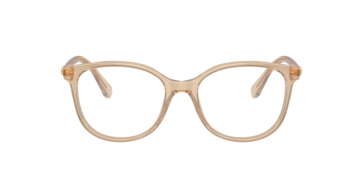 Swarovski Women's Opaline Light Brown Square Acetate Eyeglasses Online - Full Rim - Sk2002