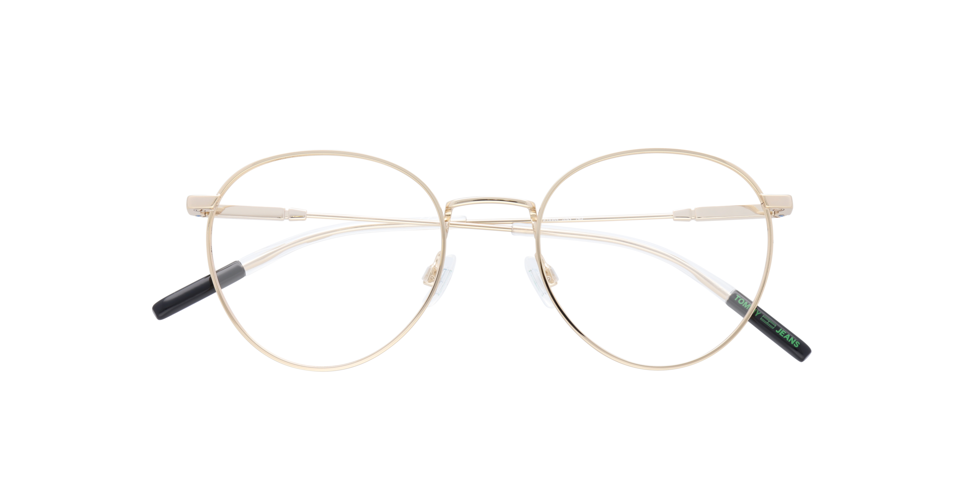 TJ 0089 Gold MetalEyeglass Frames for Glasses Direct, Closed View