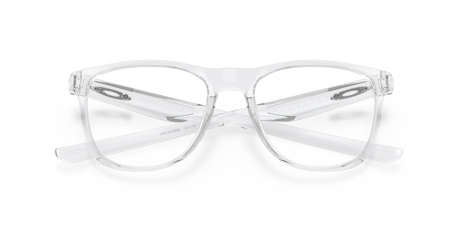 Trillbe™ X Polished Clear PlasticSunglass Frames for Glasses Direct, Closed View