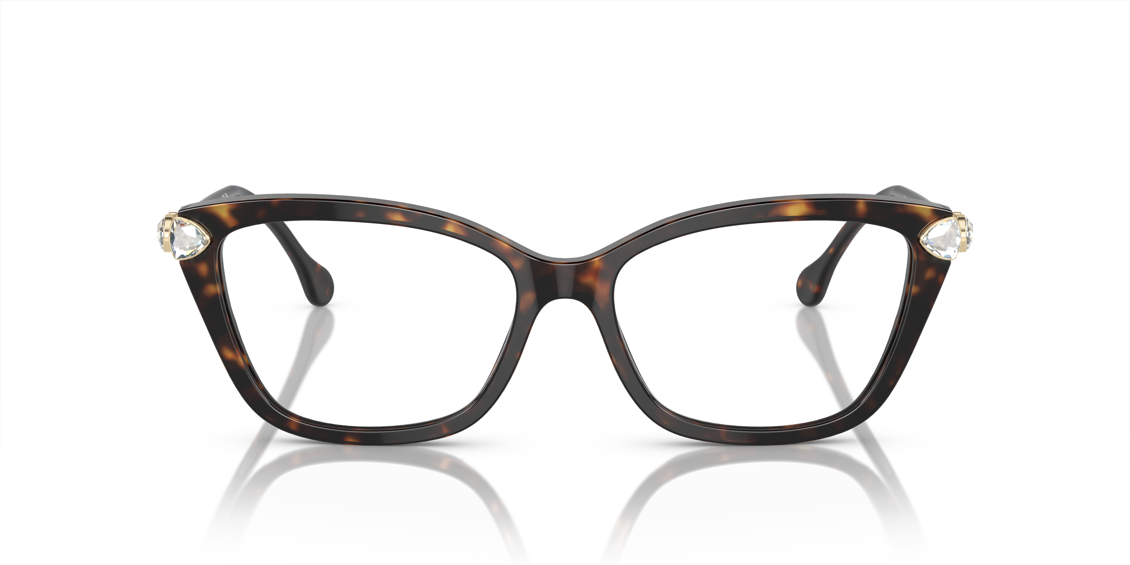 SK2011 Havana AcetateEyeglass Frames for Glasses Direct, Front View