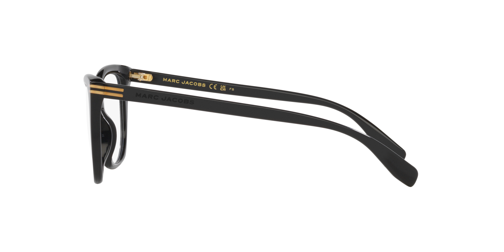 MJ 1096 Black AcetateSunglass Frames for Glasses Direct, Side View