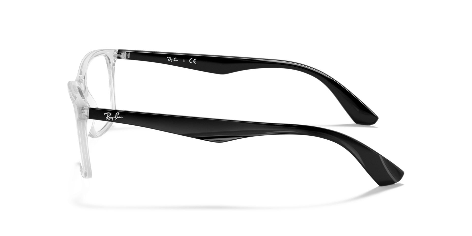 RB7047 Transparent PlasticEyeglass Frames for Glasses Direct, Side View