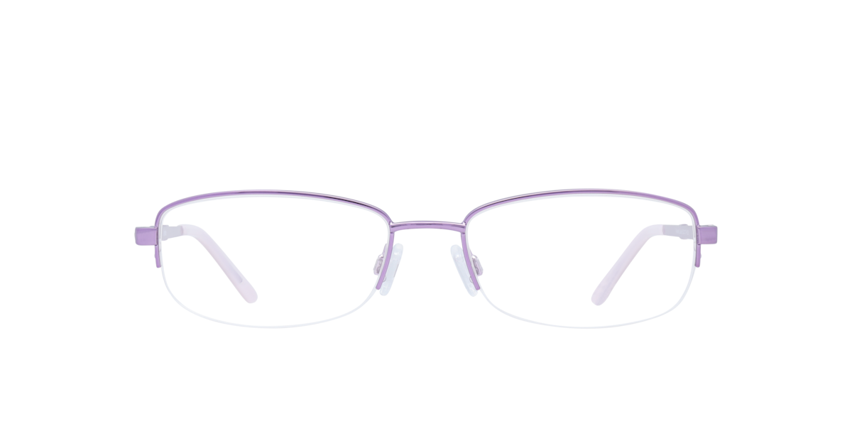 Aspire Women's Lilac Rectangle Metal Eyeglasses Online - Semi Rim - Arielle