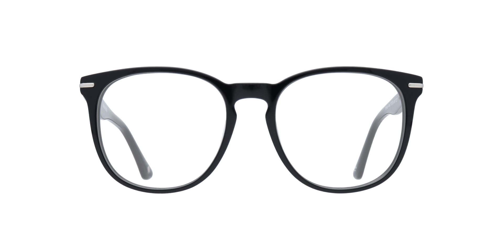 Epping Black AcetateEyeglass Frames for Glasses Direct, Front View