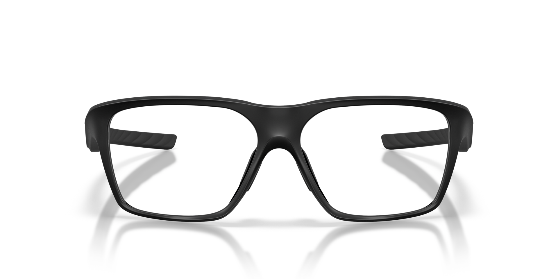 Versafuse SQ Satin Black PlasticEyeglass Frames for Glasses Direct, Front View