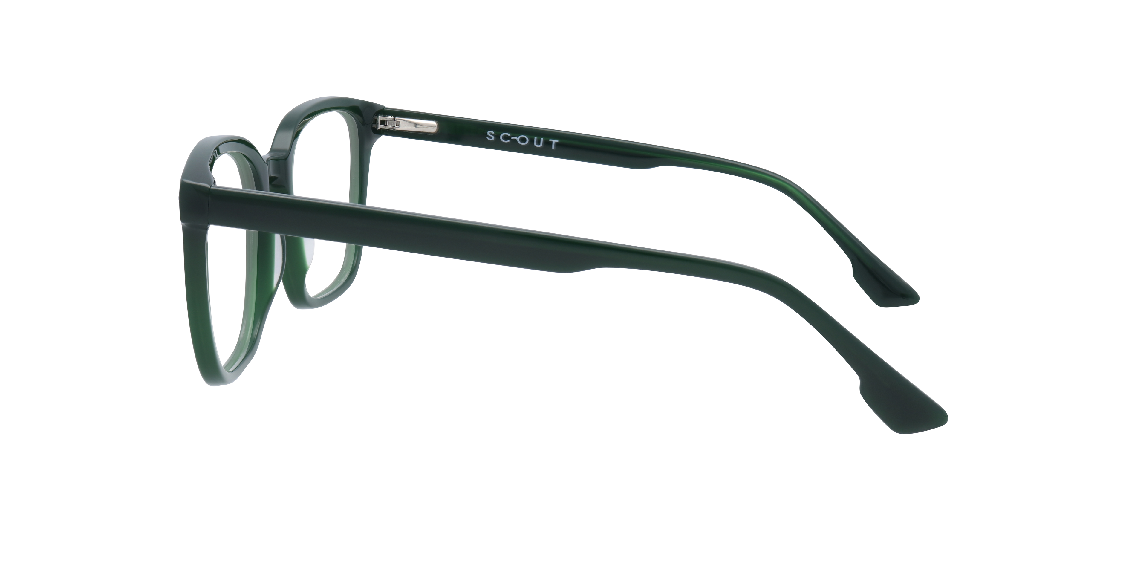 Elijah Green AcetateEyeglass Frames for Glasses Direct, Side View