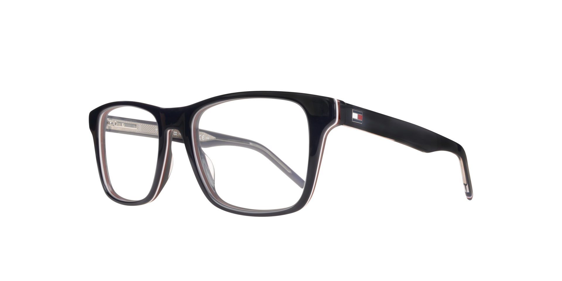TH 1990 Blue AcetateEyeglass Frames for Glasses Direct, Angle View