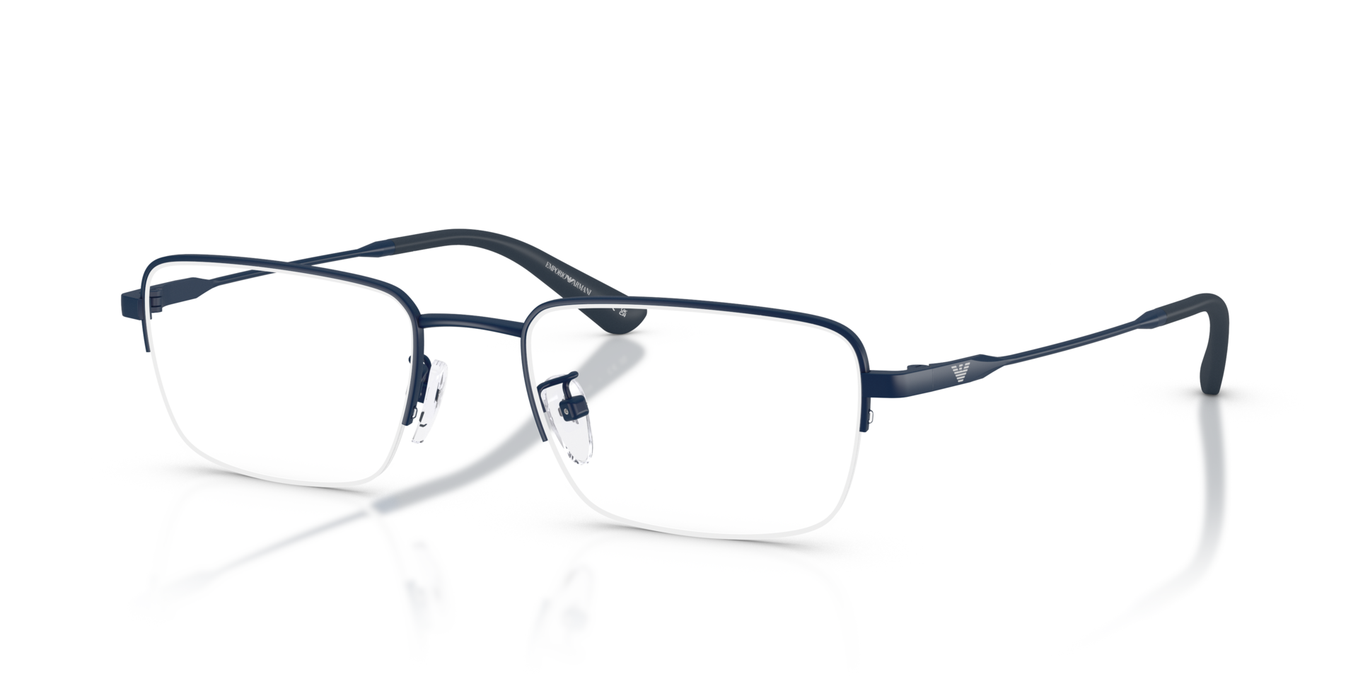 EA1193TD Matte Blue TitaniumEyeglass Frames for Glasses Direct, Angle View