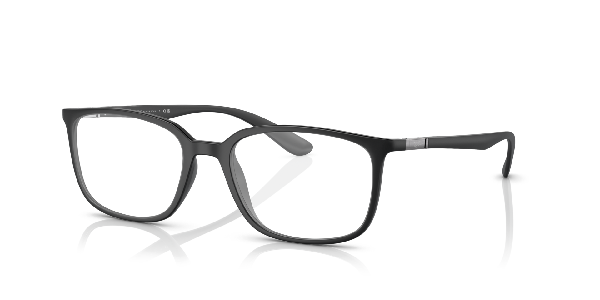 RB7208 Black PlasticEyeglass Frames for Glasses Direct, Angle View