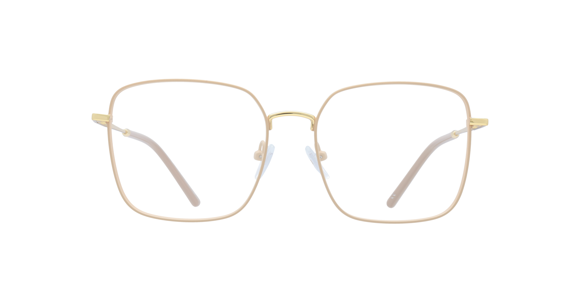 Venezia Cream MetalEyeglass Frames for Glasses Direct, Front View