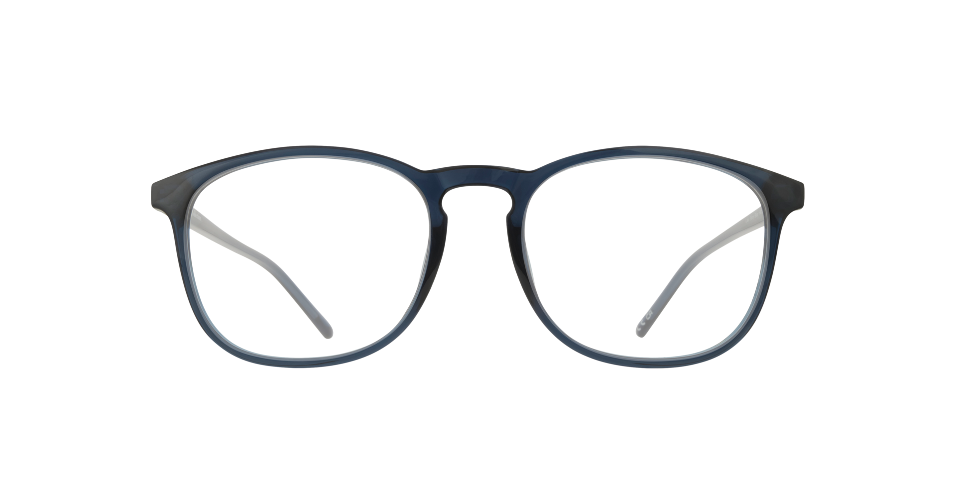Lake Shiny Blue PlasticEyeglass Frames for Glasses Direct, Front View