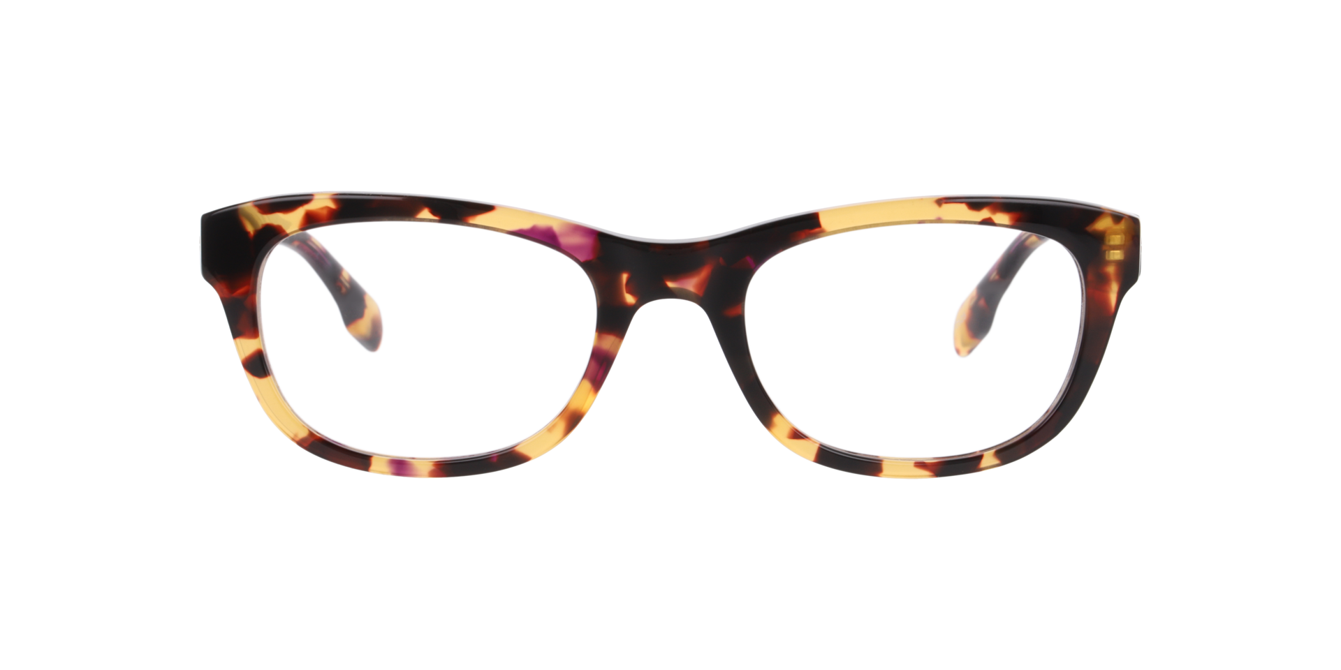 Nathanael Havana AcetateEyeglass Frames for Glasses Direct, Front View