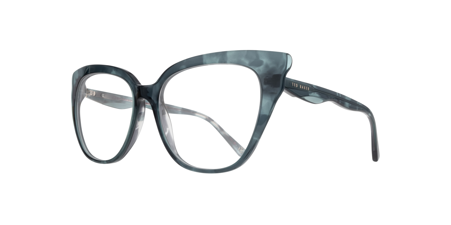 TB9230 Green AcetateEyeglass Frames for Glasses Direct, Angle View