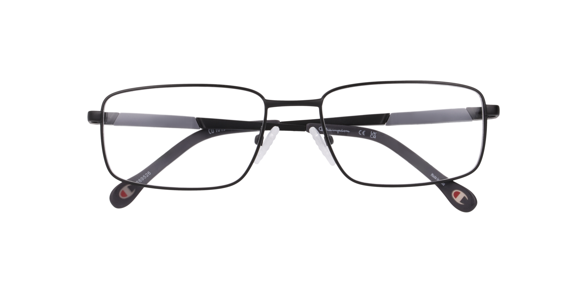 Cu1015 Black MetalEyeglass Frames for Glasses Direct, Closed View