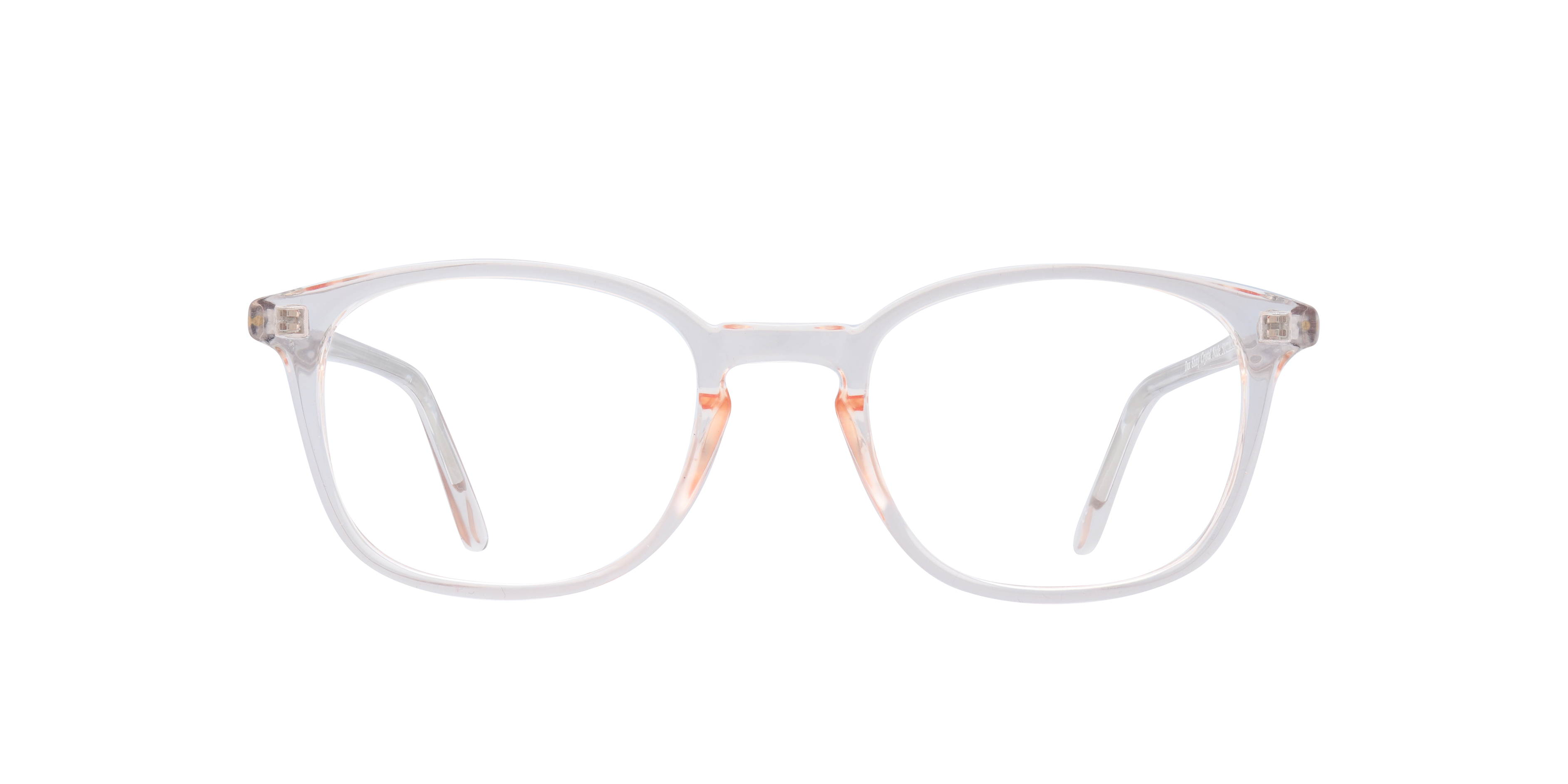 Dax Shiny Crystal Nude PlasticEyeglass Frames for Glasses Direct, Front View