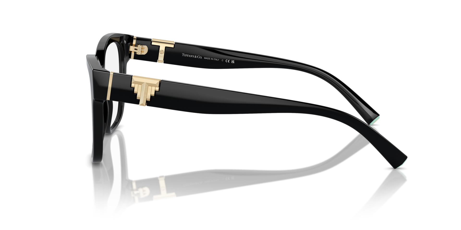 TF2246 Black AcetateEyeglass Frames for Glasses Direct, Side View