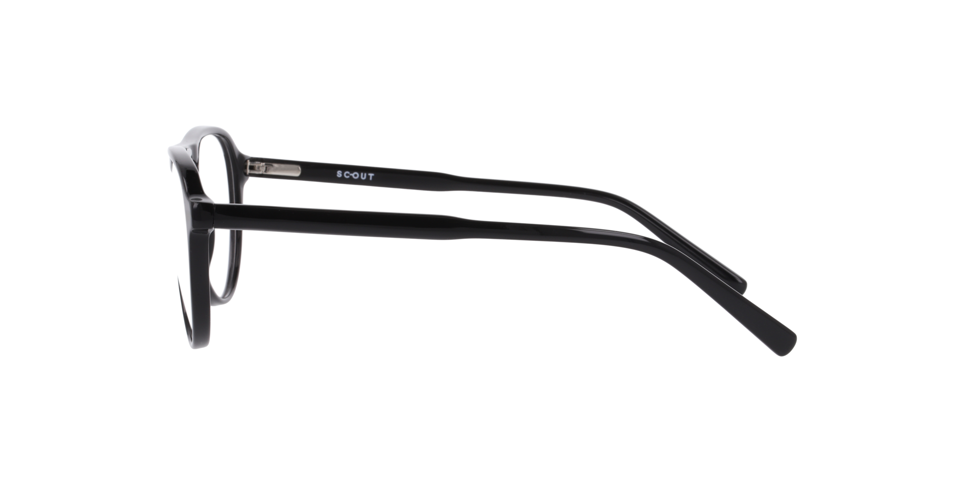 Marcus Black AcetateEyeglass Frames for Glasses Direct, Side View