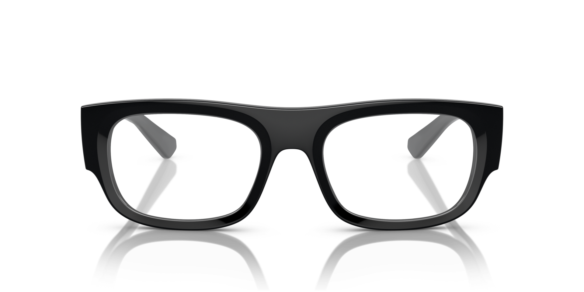Kristin Optics Bio-Based Black PlasticEyeglass Frames for Glasses Direct, Front View