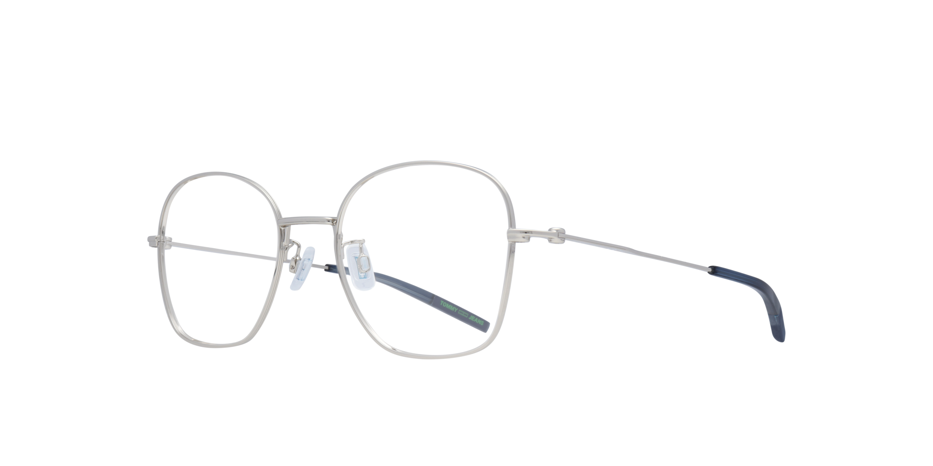 TJ 0072/F Silver MetalEyeglass Frames for Glasses Direct, Angle View