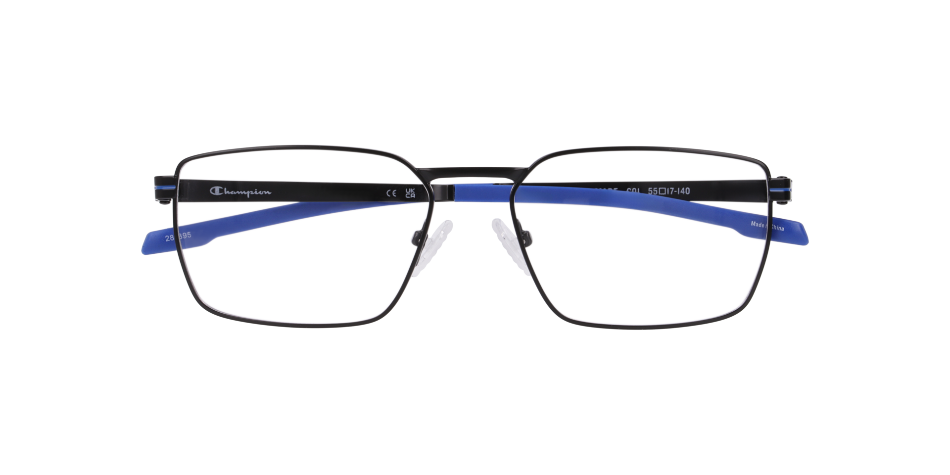 Cumade Black MetalEyeglass Frames for Glasses Direct, Closed View