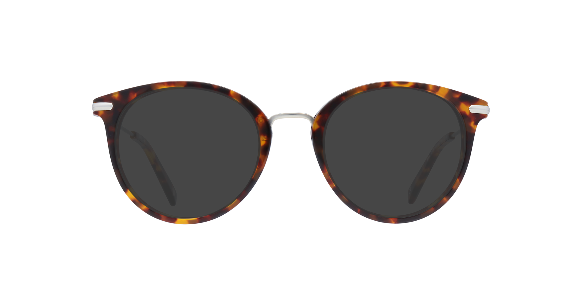 Bow Shiny Havana & Silver AcetateEyeglass Frames for Glasses Direct, with Tinted Lenses