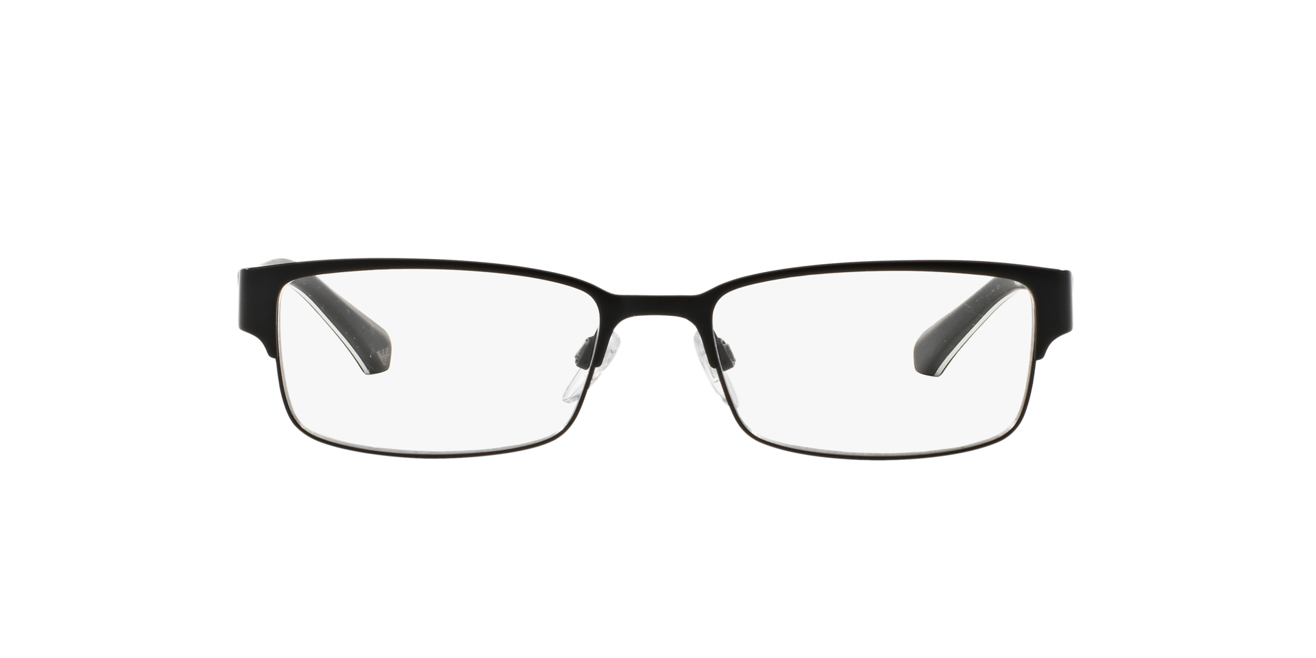 EA1036 Matte Black MetalSunglass Frames for Glasses Direct, Front View